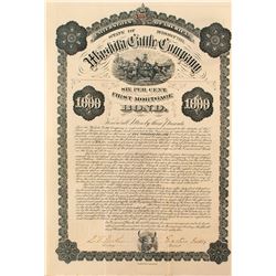 Washita Cattle Company Bond, 1883