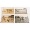 Image 1 : Four Better Black and White RPC's of Pendleton Round-Up