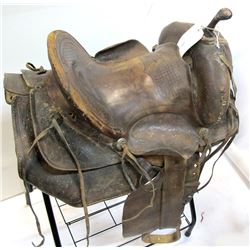 Lobdell Western Saddle, St. Xavier, Montana