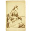 Image 1 : Bo Durtha, Wild West Female Sharpshooter, Cabinet Card