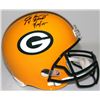 Image 1 : Brett Favre Signed LE Packers Full-Size Helmet Inscribed "4 Retired 7/18/15" #8/44 (Favre Hologram  