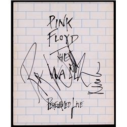 Roger Waters  Nick Mason Signed Pink Floyd  The Wall  Program (PSA LOA)