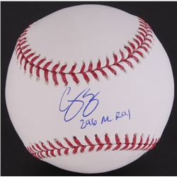 Corey Seager Signed OML Baseball Inscribed "2016 NL ROY" (Fanatics Hologram)