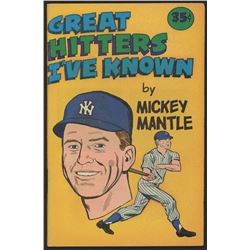 Vintage 1976 Mickey Mantle  Great Hitters I've Known  Comic Book