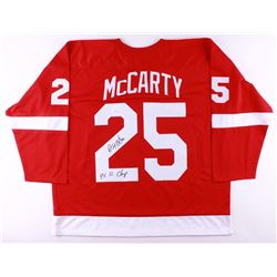 Darren McCarty Signed Red Wings Jersey Inscribed  4X SC Champ  (JSA COA)