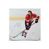 Image 1 : Aaron Ekblad Signed Panthers "Canvas Beginnings" 24x24 Photo on Canvas (UDA)