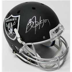 Bo Jackson Signed Raiders Custom Matte Black Full-Size Helmet (JSA COA  Jackson Hologram)
