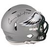 Image 1 : Carson Wentz Signed Eagles Blaze Mini Speed Helmet (Fanatics)