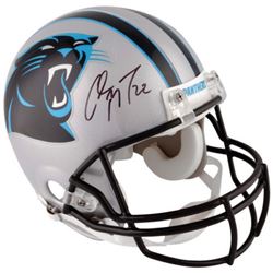 Christian McCaffrey Signed Panthers Full-Size Authentic On-Field Helmet (Fanatics)