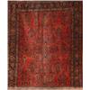 Image 1 : Not Illustrated, Sarouk Rug, Second Quarter 20th Century, Red ground with cypress, floral s...
