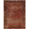 Image 1 : Not Illustrated, Manchester Keshan Rug, Second Quarter 20th Century, Red ground with palmet...