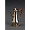 Image 1 : Early George III Silver Coffeepot, Jacob Marsh, London, 1767, Having an elongated pear-form b...