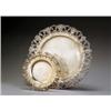 Image 1 : Two South American Shield-Border Trays, Mid-20th Century, The smaller tray impressed on under...