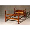 Image 1 : Classical Figured Maple and Cherry Double 'Cannonball' Bedstead, Probably Pennsylvania, Second...