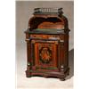 Image 1 : Victorian Renaissance Revival Style Parcel Gilt Marquetry Ebonized Wood and Rosewood Side Cabinet...