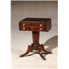 Image 1 : Classical Mahogany Drop-Leaf Work Table, New York, Circa 1815, Having a compartmented upper d...