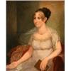 Image 1 : American School, Second Quarter 19th Century, Portrait of a Young Woman Holding a Book, Unsig...