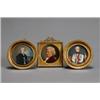 Image 1 : European School, 19th Century, Group of Three Portrait Miniatures of Gentlemen, Each unsigned...