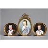 Image 1 : French School, Mid-19th Century, Group of Three Portrait Miniatures of Military Gentlemen, Th...