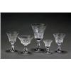 Image 1 : Continental Cut Glass Stemware Service, Probably Austrian, 20th Century, Consisting of:, 12...