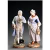 Image 1 : Pair of German Porcelain Figures of a Gentleman and a Lady, First Quarter 20th Century, Each...