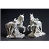 Image 1 : Pair of Berlin White Glazed Porcelain Equestrian Groups, KPM, Late 19th-Early 20th Century, E...