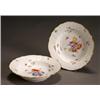 Image 1 : Nine Meissen Floral Decorated Soup Bowls, After 1934, Each polychrome decorated with a differ...