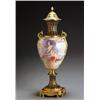 Image 1 : SFvres-Type Ormolu Mounted Covered Urn, Late 19th Century, Depicting a continuous scene of a...