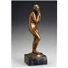 Image 1 : Gerhard Adolf Janensch (German 1860-1933), Standing Nude, Signed on circular base Prof. G. Ja...