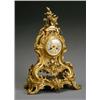 Image 1 : Louis XV Style Ormolu Mantel Clock, Japy FrFres, Last Quarter 19th Century, Having a two trai...