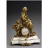 Image 1 : Napoleon III Ormolu and Marble Mantel Clock, Charpentier & Cie, Third Quarter 19th Century, H...