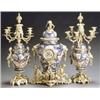 Image 1 : Louis XV Style Ormolu Mounted Imari Porcelain Three-Piece Clock Garniture, S. Marti & Cie, Circ...