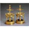 Image 1 : Pair of Empire Style Ormolu Three-Tier Cake Stands, Circa 1900, Height: 16 in (40.6 cm), $1...