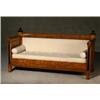 Image 1 : Biedermeier Parcel Ebonized Birchwood Sofa, Circa 1820, Re-ebonized and with minor losses to...