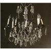 Image 1 : Louis XV Style Brown Patinated Brass and Cut-Glass Eight-Light Chandelier, Late 19th-Early 20th...