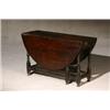 Image 1 : George II-III Oak Drop-Leaf Gate-Leg Table, Circa 1750-1760, Each skirt end fitted with a dra...