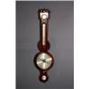 Image 1 : George III Style Mahogany Banjo Barometer-Thermometer, Late 19th Century, Inscribed A & J. Ca...