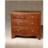 Image 1 : George III Style Mahogany Chest of Drawers, Mid-19th Century, Brasses replaced; top and sides...