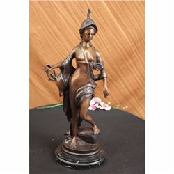 THE ALLEGORY OF BARAVIA SYMBOLS OF ABUNDANCE BRONZE STATUE FIGURE ART