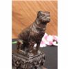 Image 1 : SIGNED MENE ADORABLE LABRADOR PUPPY DOG BRONZE SCULPTURE STATUE FIGURINE
