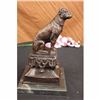 Image 2 : SIGNED MENE ADORABLE LABRADOR PUPPY DOG BRONZE SCULPTURE STATUE FIGURINE