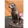 Image 5 : SIGNED MENE ADORABLE LABRADOR PUPPY DOG BRONZE SCULPTURE STATUE FIGURINE