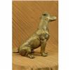 Image 2 : Signed Moigniez Life Size Jack Russell Terrier Dog Bronze Sculpture Statue Decor
