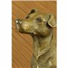 Image 4 : Signed Moigniez Life Size Jack Russell Terrier Dog Bronze Sculpture Statue Decor