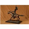 Image 4 : PONY EXPRESS COWBOY BOB BRONZE SCULPTURE