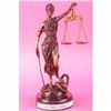 Image 1 : Blind Lady of Justice Themis Bronze Statue Law Mayer Sculpture Figure