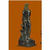 Image 3 : Handcrafted Extra Large Nefertiti next to a Pillar Bronze Sculpture Marble Base
