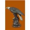 Image 3 : Bronze Sculpture Large Falcon American Eagle by Moigniez Marble Base Figurine