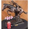 Image 2 : Extra Large Cheyenne Remington Bronze Statue Mustang Horse Sculpture