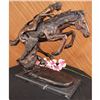 Image 4 : Extra Large Cheyenne Remington Bronze Statue Mustang Horse Sculpture